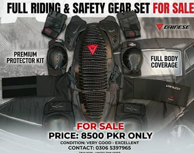 motorcycle jacket plus full body gear