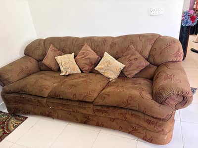 Little used Sofa Set -Thick Seats with Molty foam