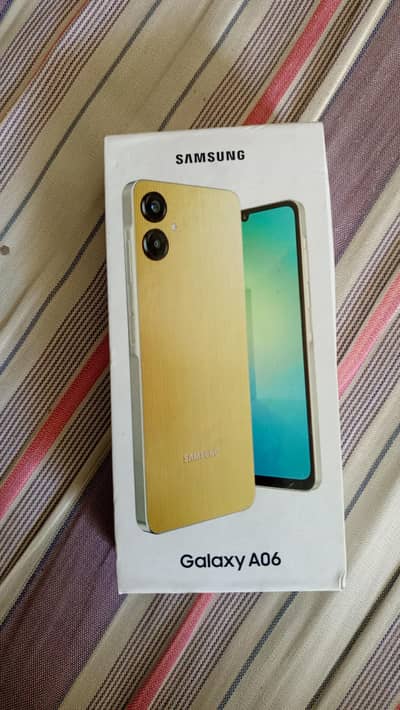 Samsung Mobile A06 With Box