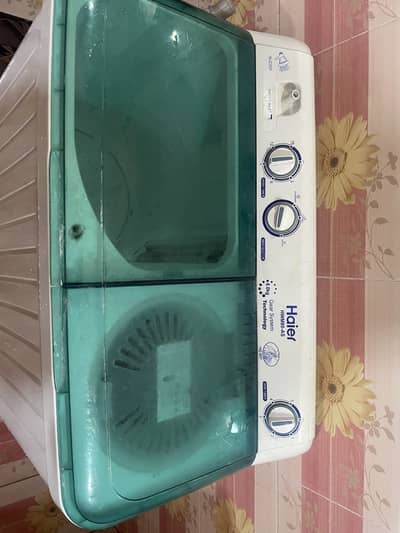 Haier washing machine in good quality reasonable price urgent sale