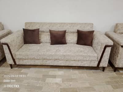 WOOD TECH SOFA SET/7 seater
