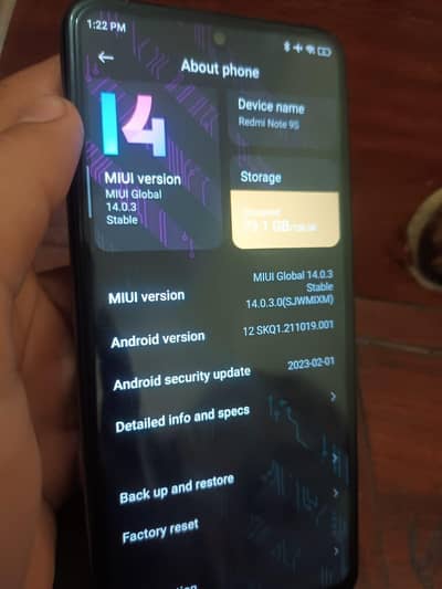 Xiaomi Redmi Note 9S