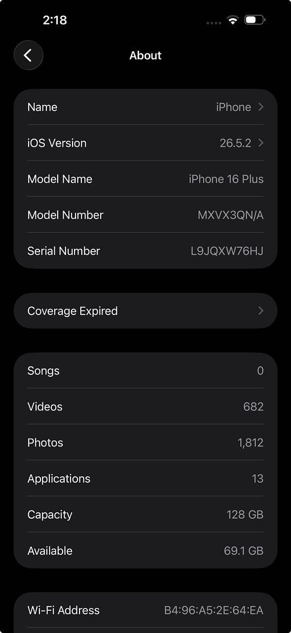 Apple iPhone 16 Plus 9