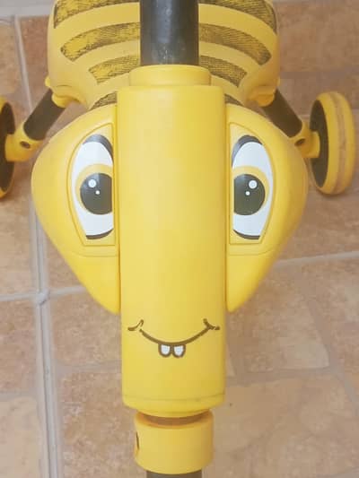 Imported`Kids Bee 3 Wheel Scooter - Yellow | Foldable Toddler Scooter.