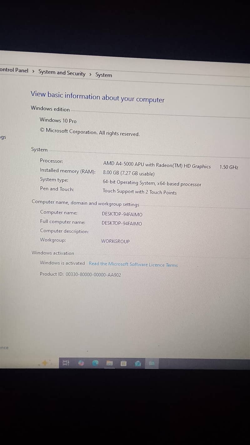 LENOVO THINKPAD 1