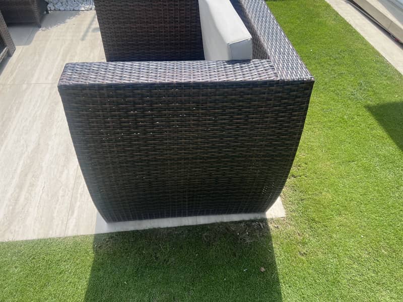 Garden chairs and sofas set with table 4