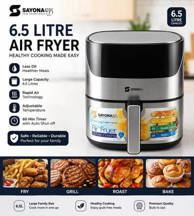 Air Fryer 6.5 Litres