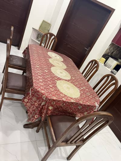 Dinning Table + 6 Chairs