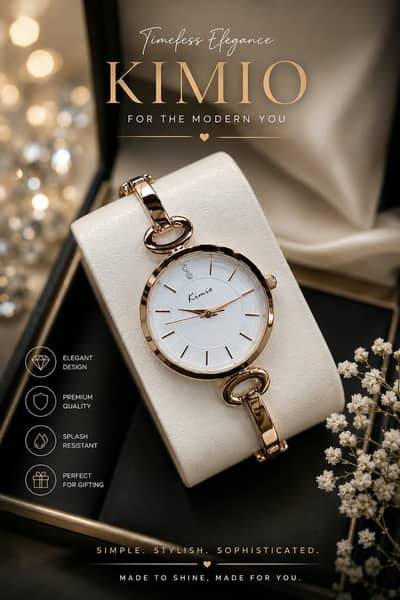 Kimio watch/ladies watch/women watch/branded ladies watch/gift watch