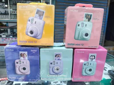 Fujifilm instex mini 12 and Mini 13 (Polaroid) Camera Box Pack