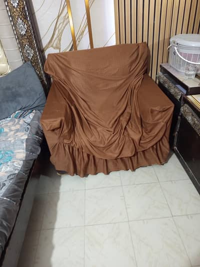 Used 2+3 Seater Wooden Sofa Set - Good Condition - Gujranwala`