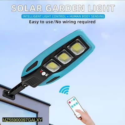 solar garden /street light with radar motion sensor -whatr proof no wi