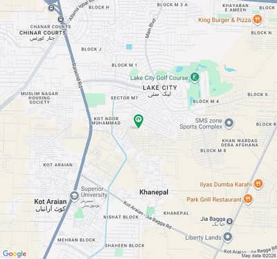 5 Marla Residential Plot for Sale Lake City Lahore