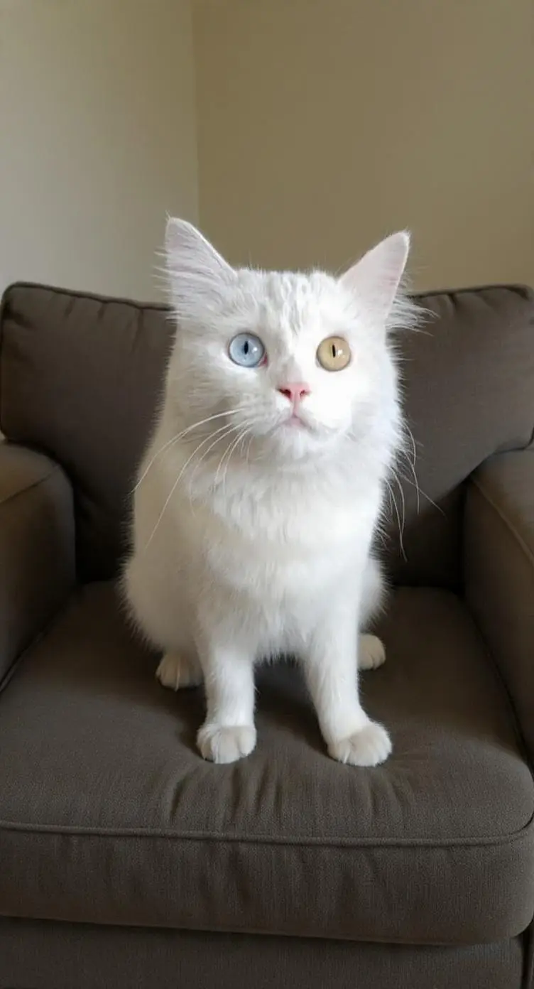odd ayes female cat for paid adoption in lahore — photo 2