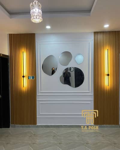 Customized Wallpaper | Fabric Wallapaper | PVC wallpanel | WPC panel