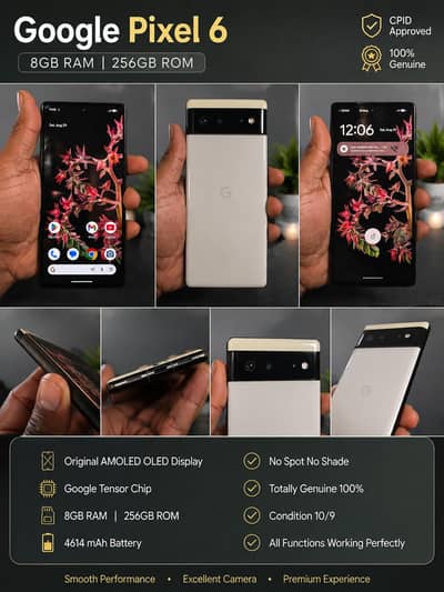 Google Pixel 6  8Gb Ram 256Gb Rom