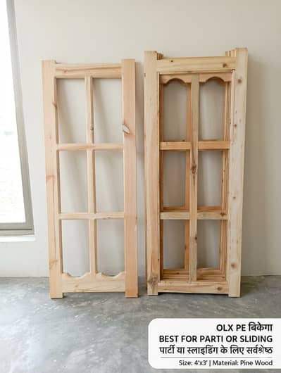 4 Wooden Window Frames For Sale | Size 4x3 | Brand New Pine Wood