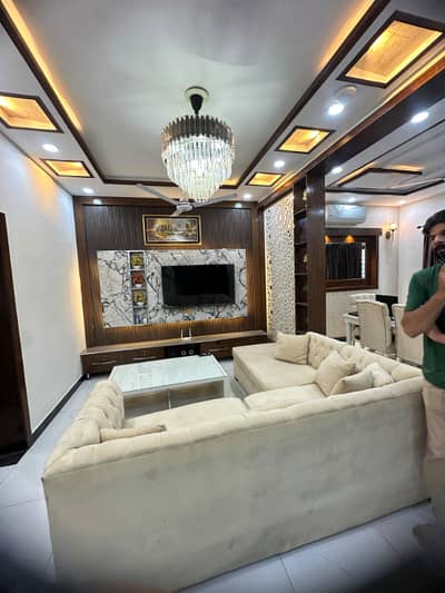 6 MARLA FULLY FURNISHED BAHRIA HOME AVAILABLE FOR RENT PRIME LOCATION AT BAHRIA TOWN LHR NEAR EIFFEL AND IMTIAZ MALL