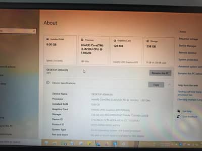 Lenovo Ideapad | Core i5 8th Gen | 8GB/256GB SSD nvMe
