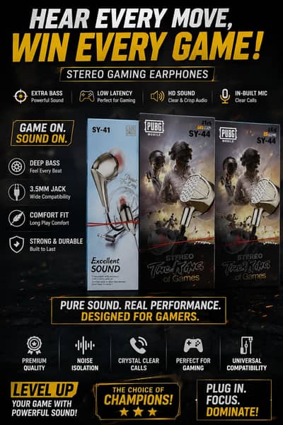  Mix Handfrees Universal – Extra Bass | Clear Sound | Gaming & Music