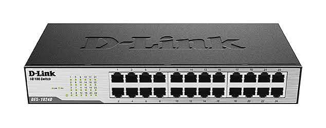 D-Link DES-1024D/E 24-Port Network Switch