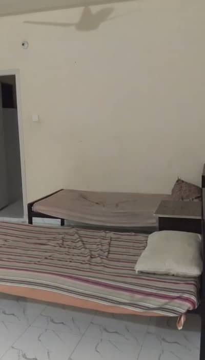 Semi furnished studio flat for small family near Jubilee town
