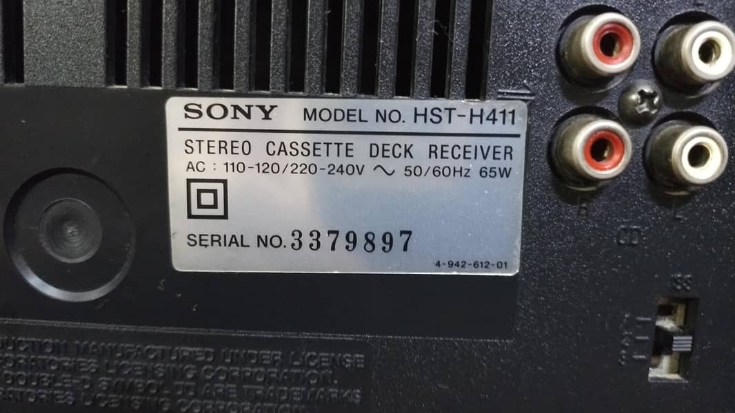 sony amplifier 4