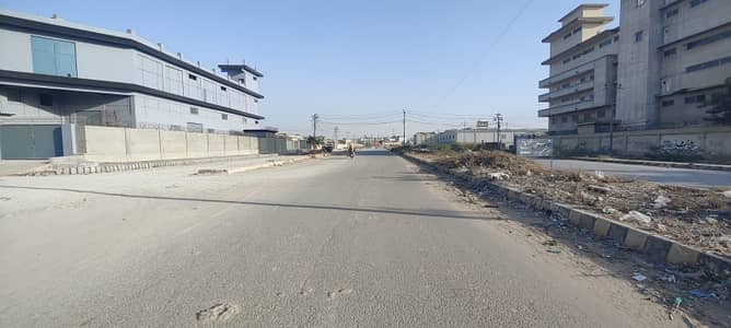 PRIME LOCATION 2420 SQUARE YARD MAIN 132 WIDE ROAD PLOT FOR SALE IN BLOCK H PHASE 2 SITE SUPER HIGHWAY INDUSTRIAL AREA KARACHI