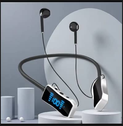 KIN KL50 Bluetooth Neckband | LED Display | Wireless Handsfree