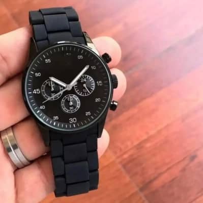 Stylish Black aura watches for men and boys
