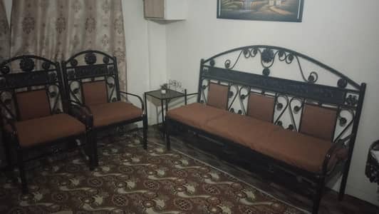 iron 5 seater sofa set