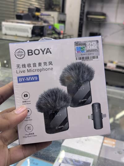 Boya wireless double mic BY-MW9