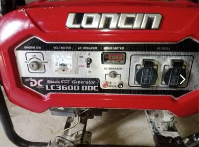 For Sale Loncin LC3600 DDC 3.5 Kva Electric Start