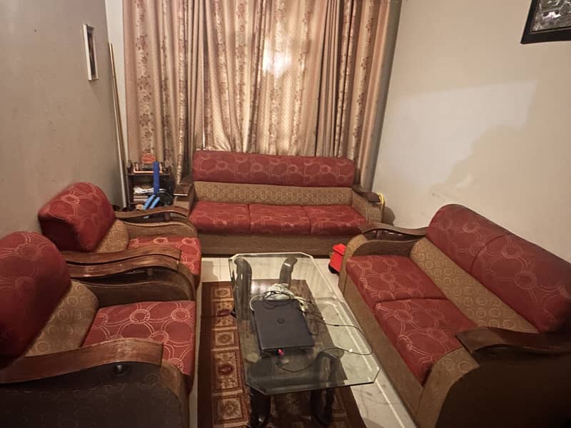 Sofa set - 7 seater sofa set - wooden sofa set 0