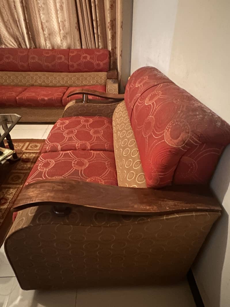 Sofa set - 7 seater sofa set - wooden sofa set 3
