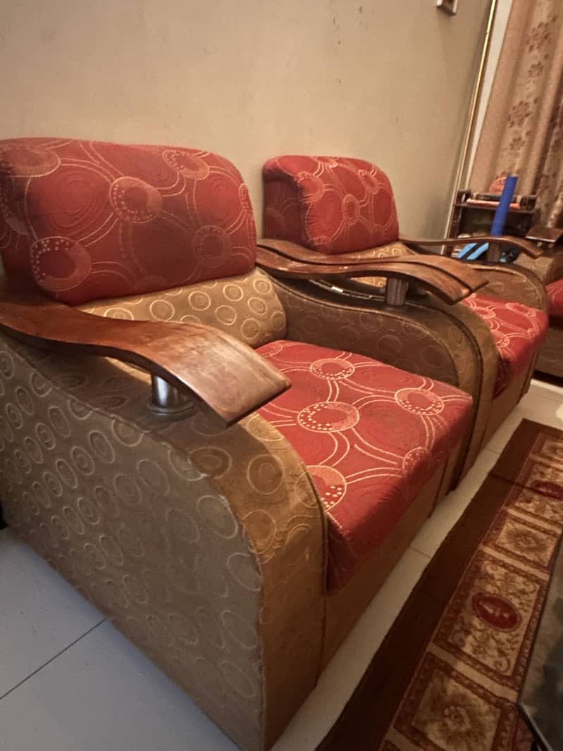 Sofa set - 7 seater sofa set - wooden sofa set 5