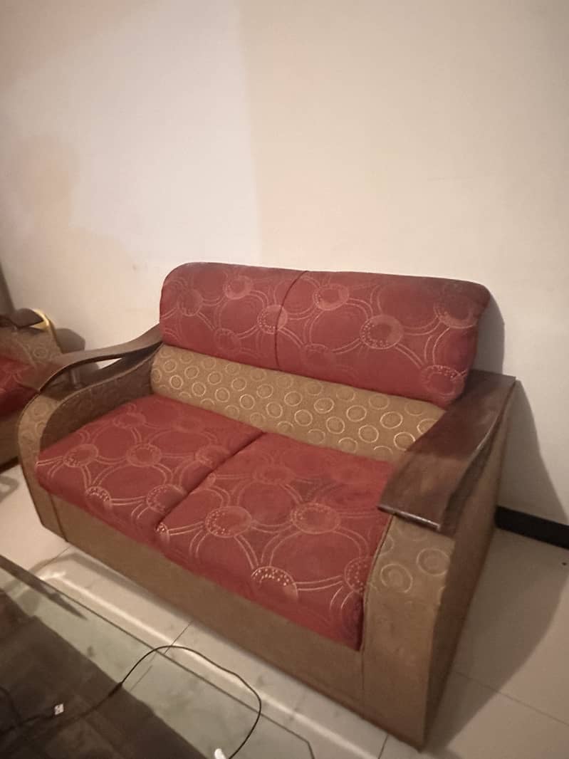 Sofa set - 7 seater sofa set - wooden sofa set 7