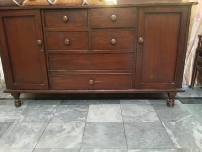 baby cot and wardrobe