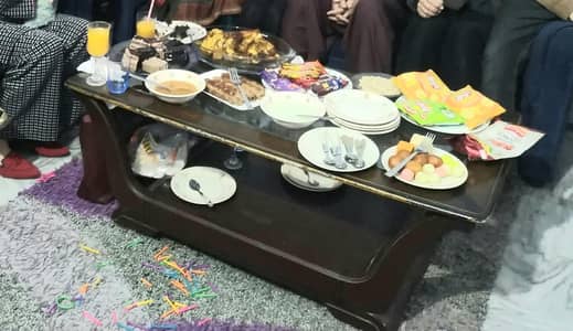 tea table.