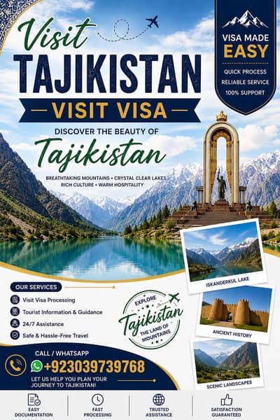 Visit Visa of Tajikistan
