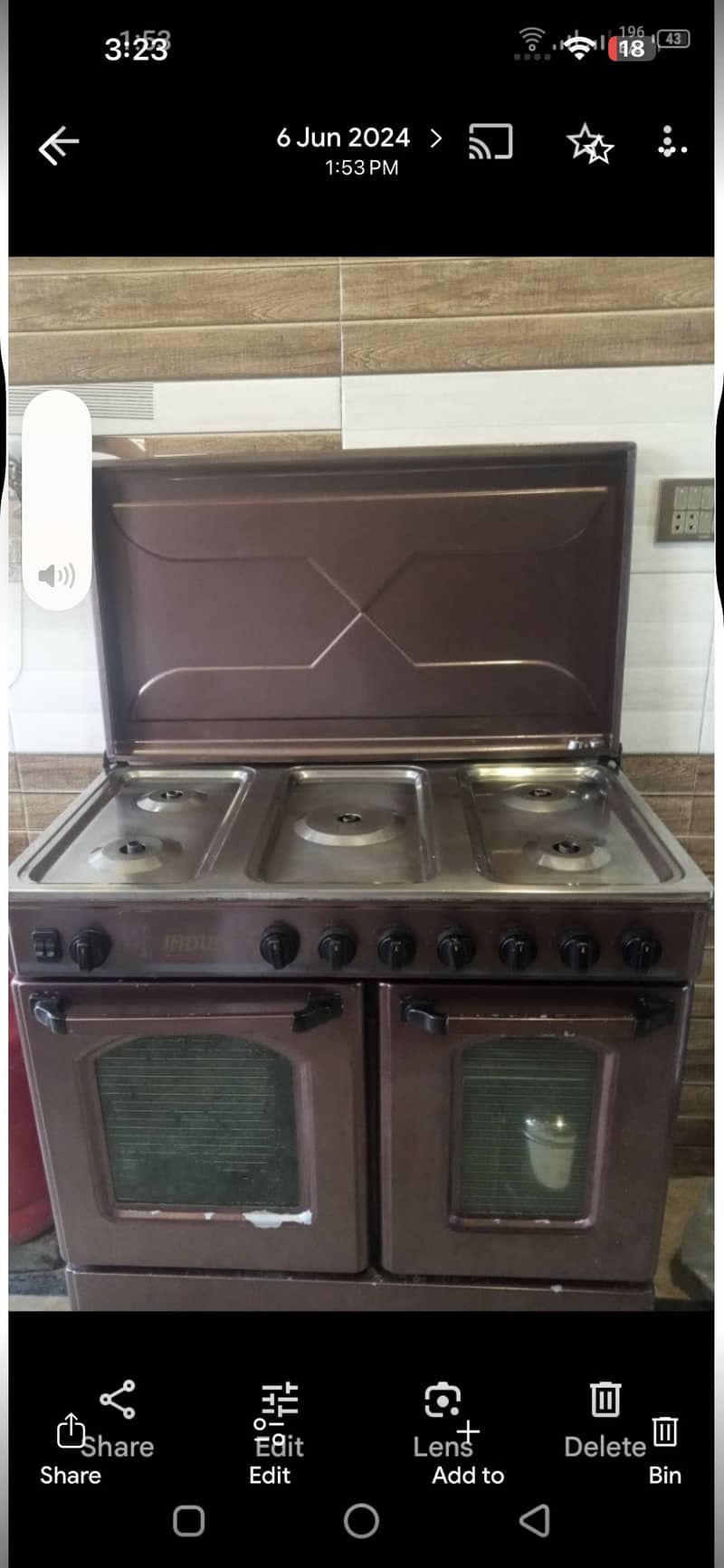 Cooking range 1