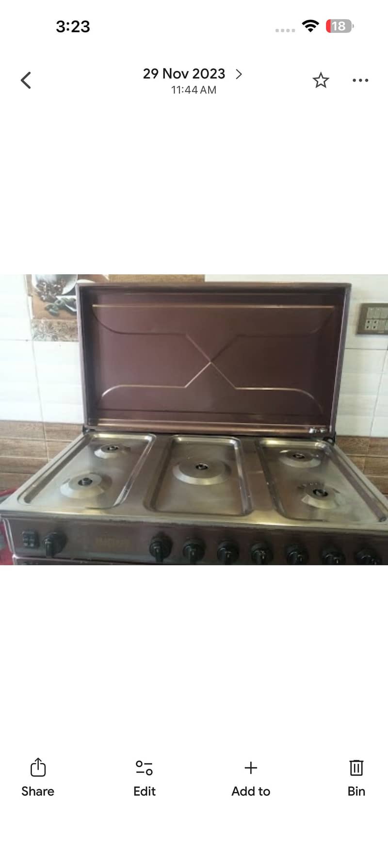 Cooking range 4