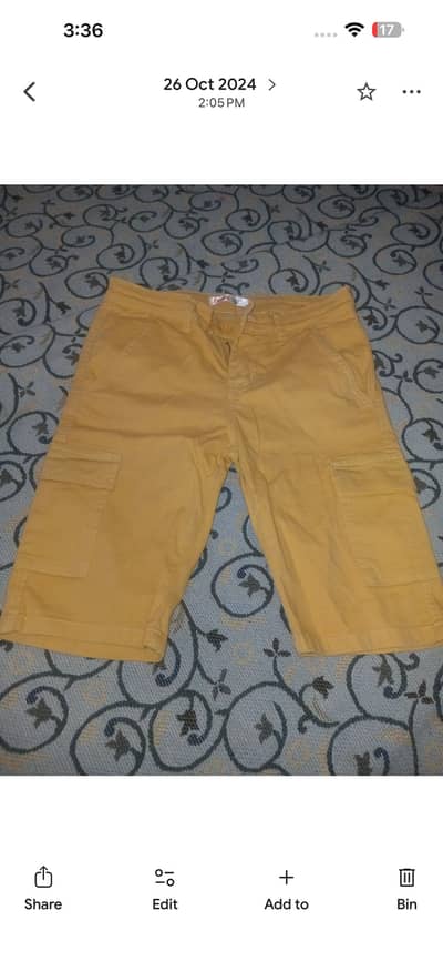 3 pair of shorts boys 6 to 8 years
