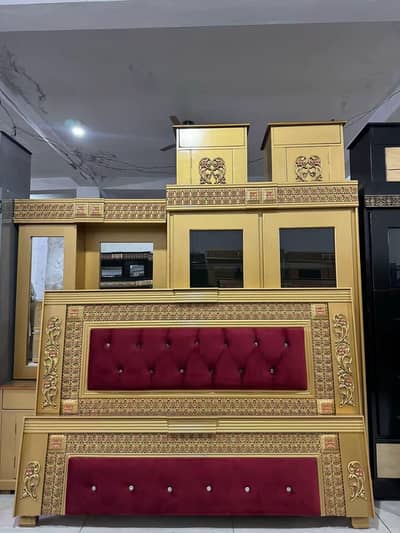 bed dressing and side table and showcase new style good looking