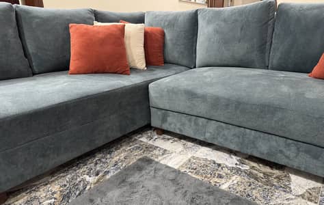 L-Shaped Sofa Set | Modern Corner Sofa | New Condition