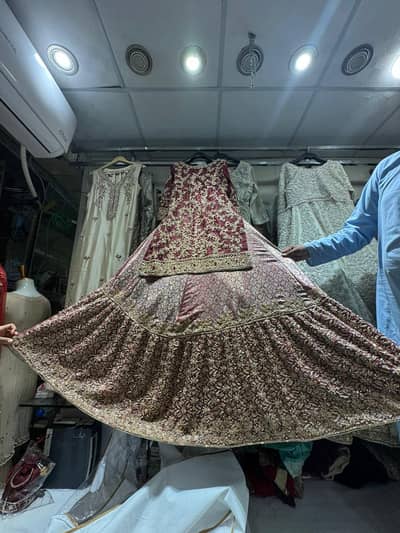 wedding lengha used once conditio new