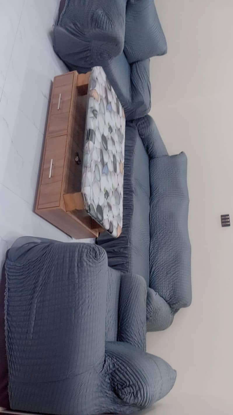 7 seater sofa with table 6