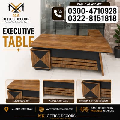 Office executive tables | Office tables | Boss Tables | CEO Tables