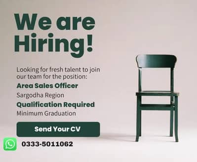 Area Sales Office required for home appliances company