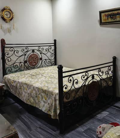 double bed new condition 10 by 10 One year warranty urgent sale